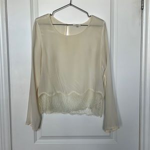 ARITZIA Wilfred silk top